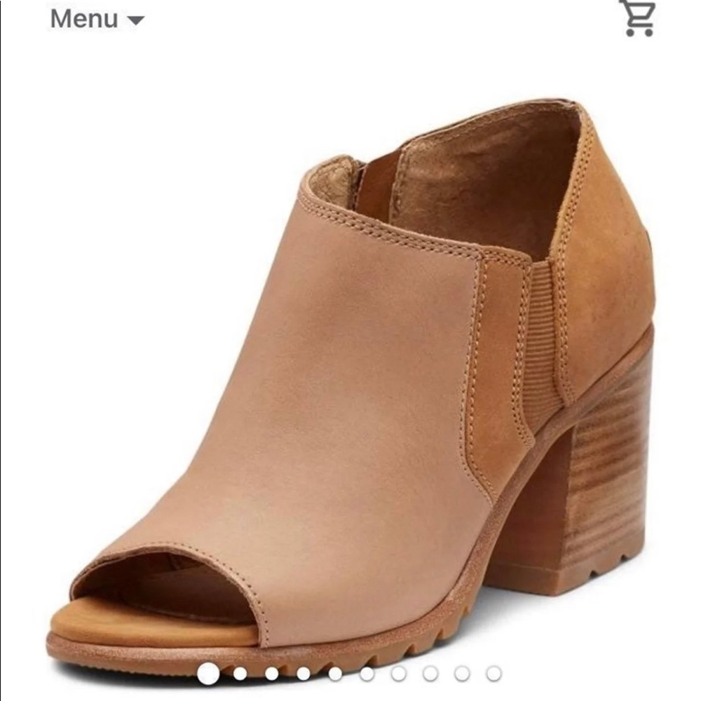 SOREL NADIA ANKLE Bootie Beige Size: 8 - Picture 3 of 7